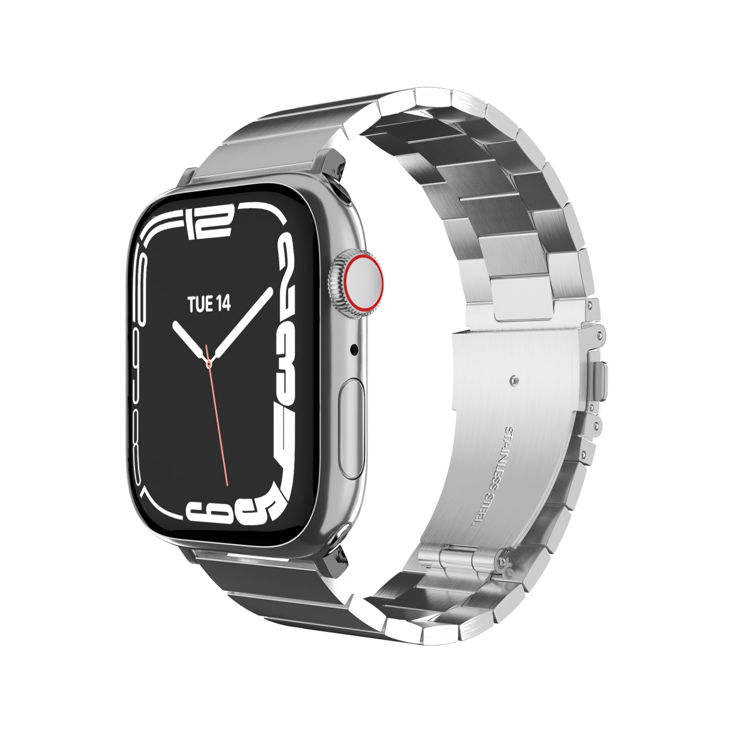 SwitchEasy Maestro Stainless Steel Band for Apple Watch 49mm / 45mm / 44mm / 42mm - Forexengineer -Malaysia- 4895241108365-4895241108389
