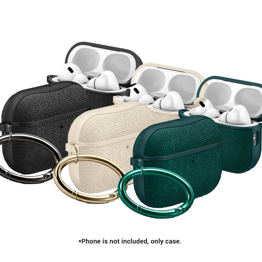 Spigen Urban Fit for AirPods Pro 3 - Premium Knit Fabric with Metal Carabiner Included