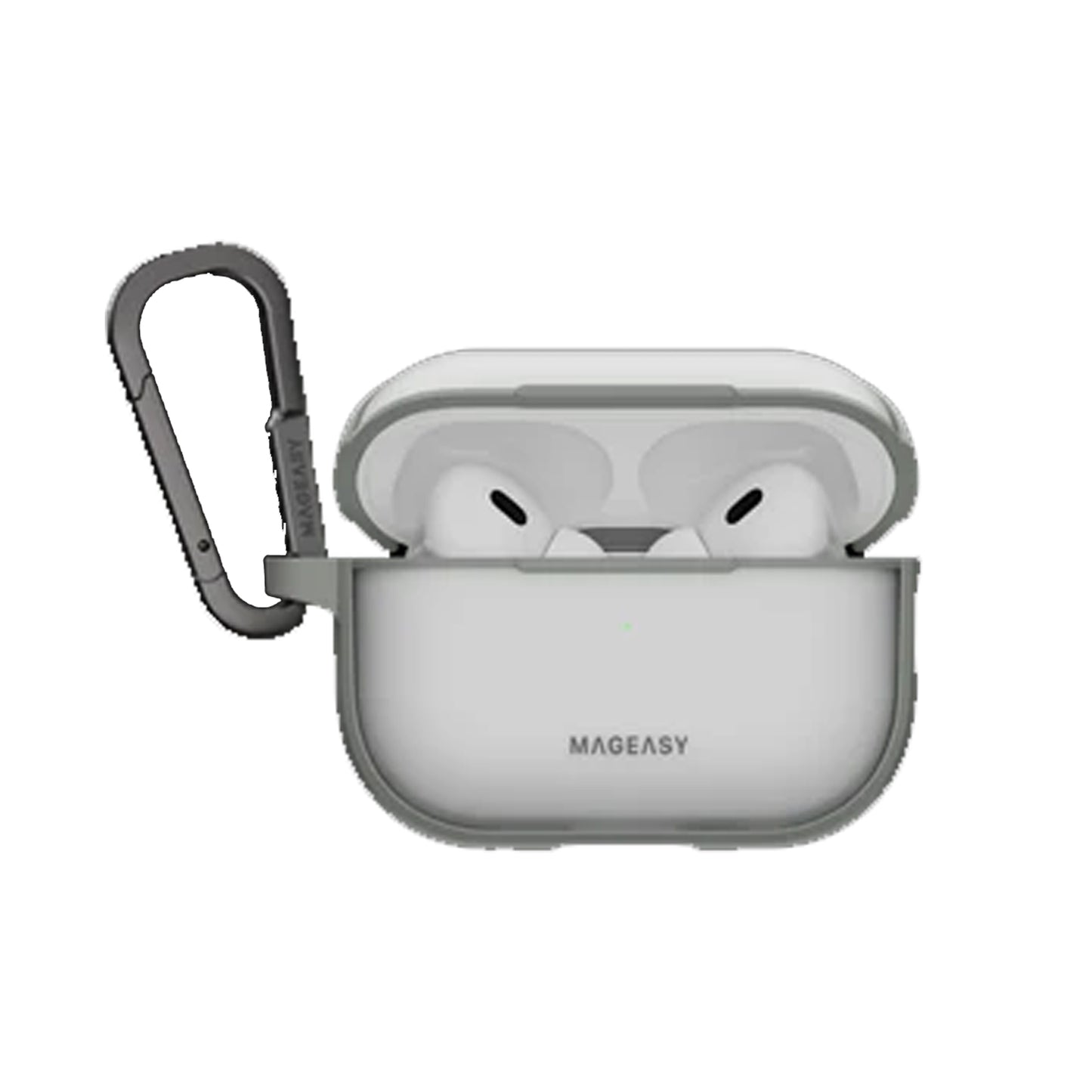 MAGEASY Roam with Carabiner for AirPods Pro 1 / AirPods Pro 2 -Wireless Charging Compatible