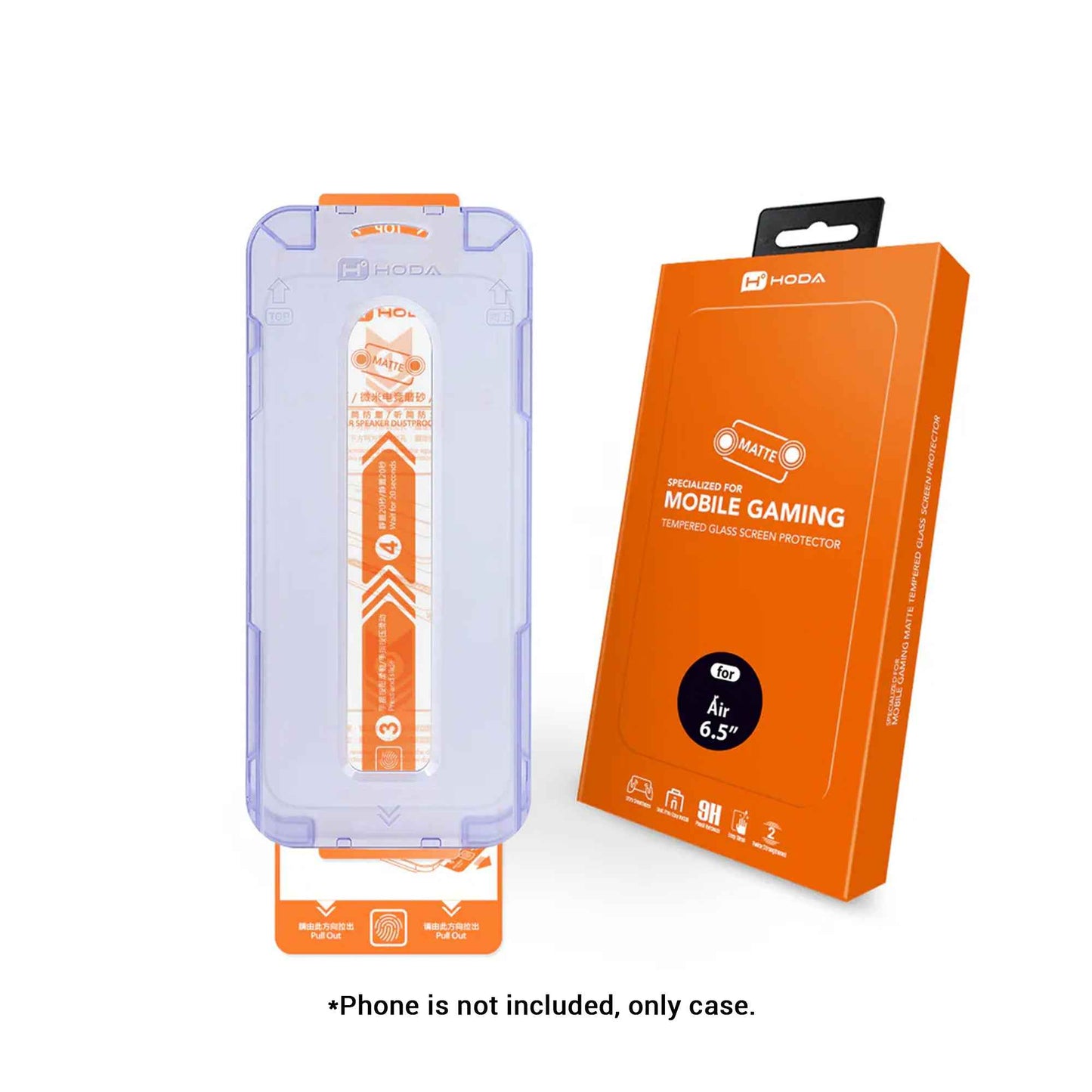 HodaΒ Anti-Glare ( Matte ) Glass Screen Protector for iPhone 17 Series / 16 Pro with Dust-Free Helper Lite