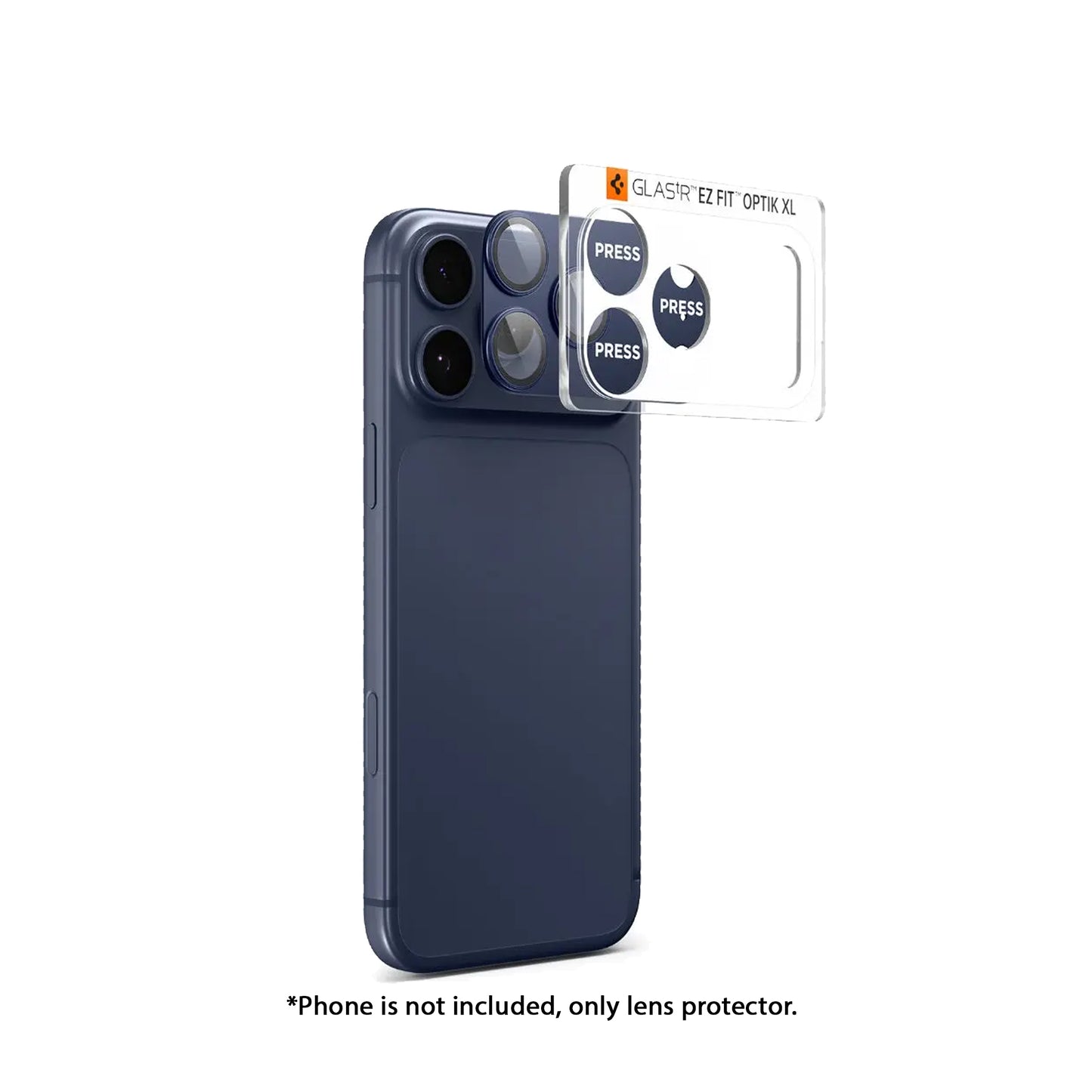 Spigen EzFit Optik Pro XL Lens Protector for iPhone 17 Pro Max / 17 Pro - Allignment Tray Included