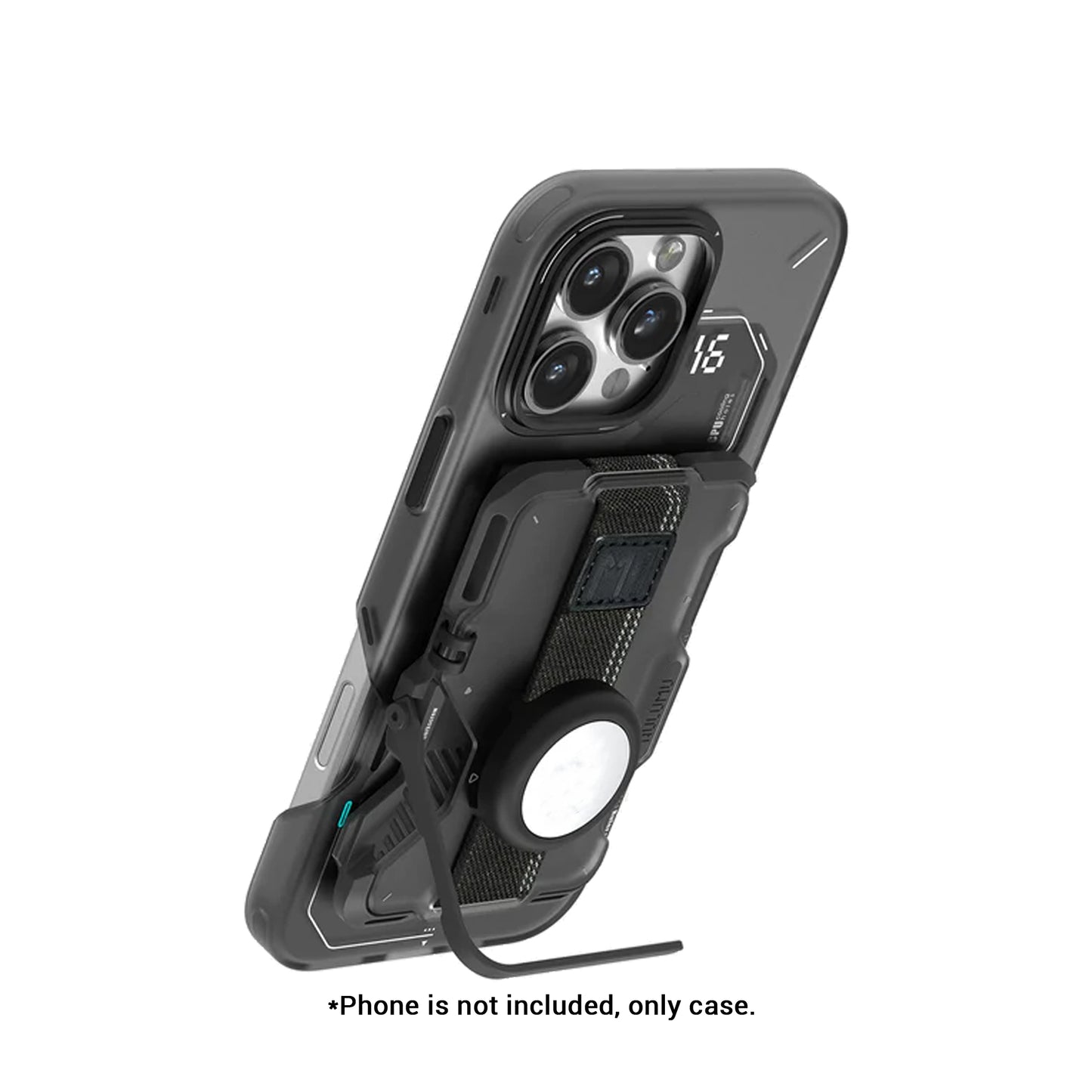 AULUMU G03 Magnetic Multi-Functional Metal Card Case with Kickstand