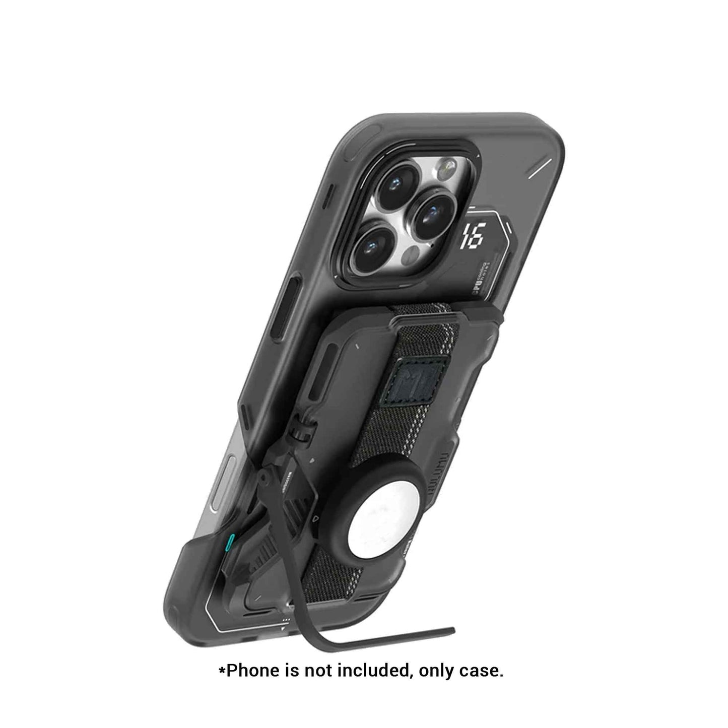 AULUMU G03 Magnetic Multi-Functional Metal Card Case with Kickstand