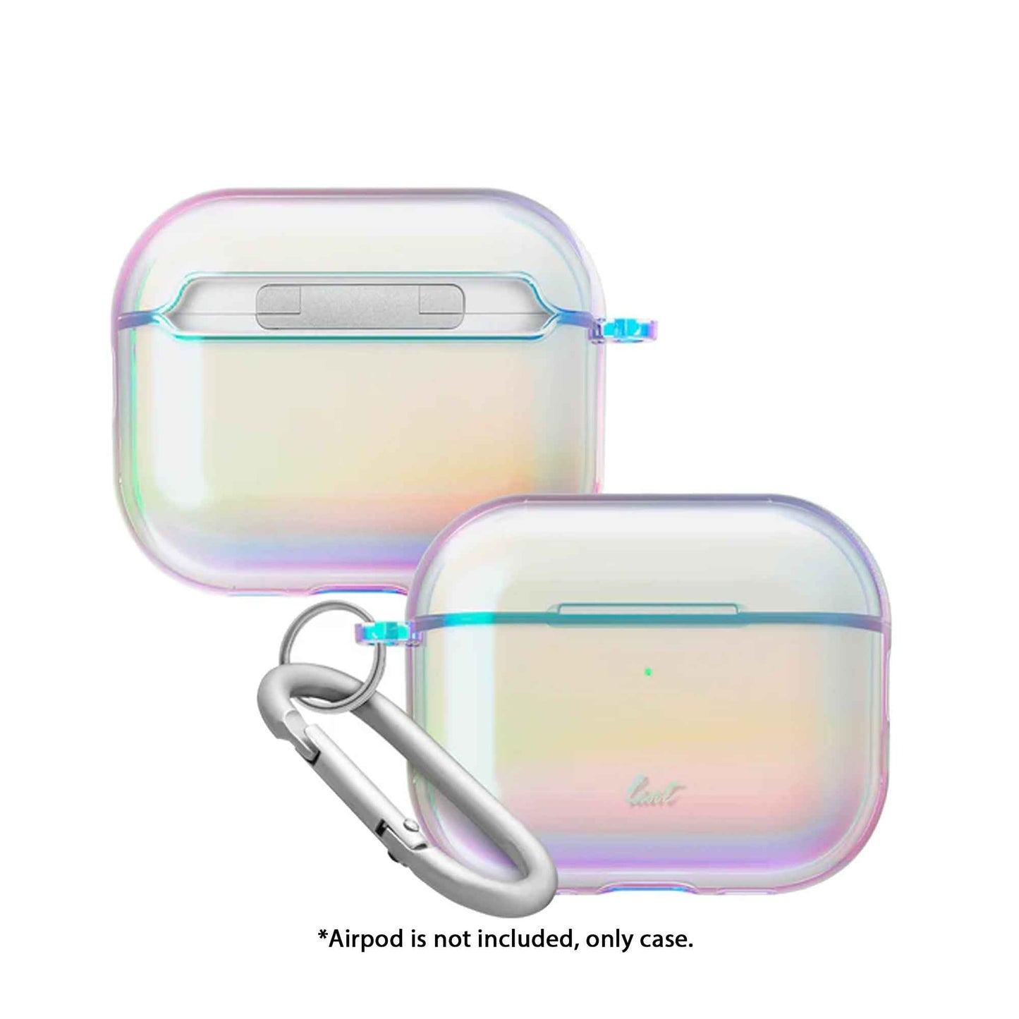 Laut Holo Case for AirPods Pro 3 - Holographic Finish with Carabiner Included