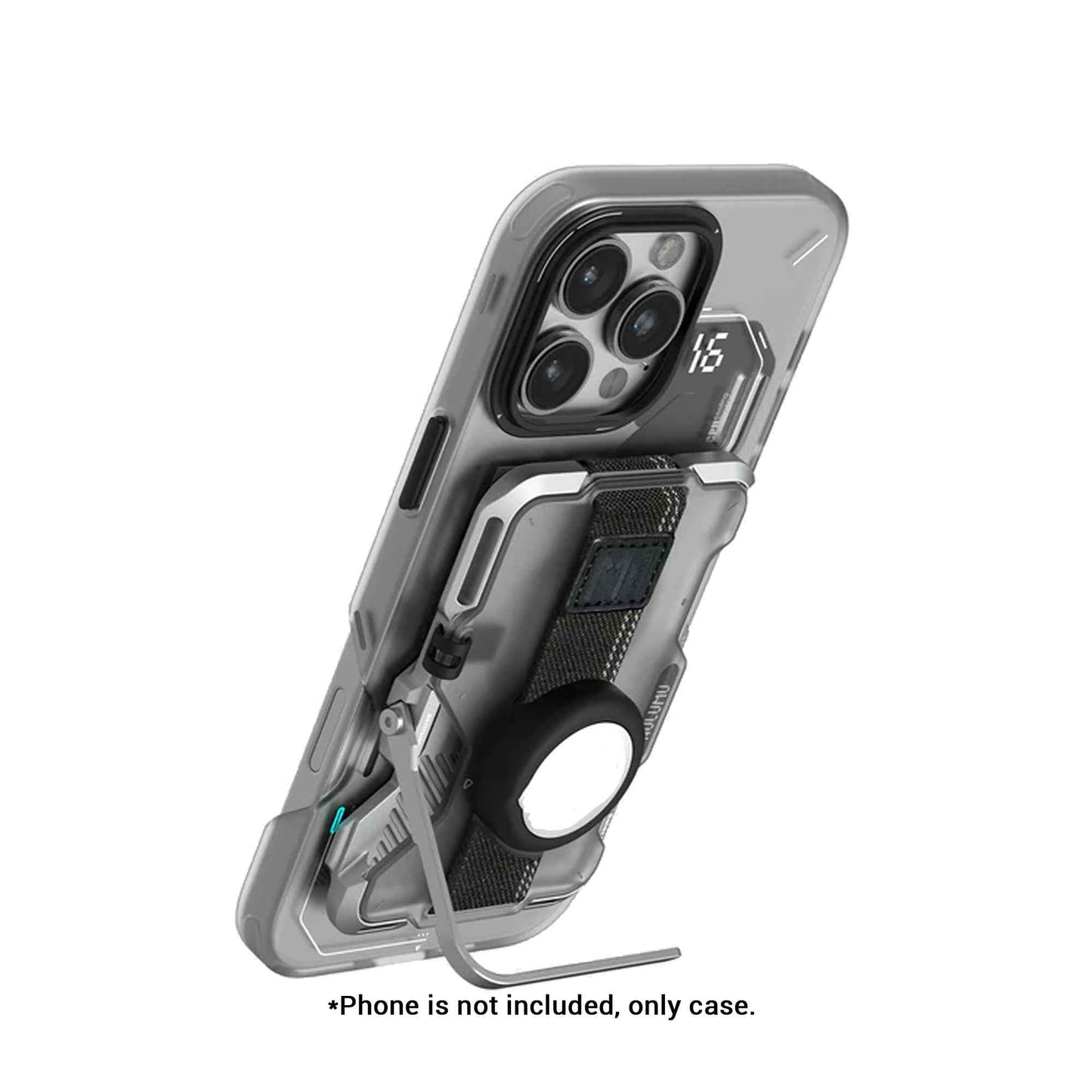 AULUMU G03 Magnetic Multi-Functional Metal Card Case with Kickstand