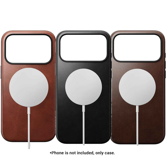 Nomad Modern Horween Leather Case for iPhone 17 Series - MagSafe Compatible