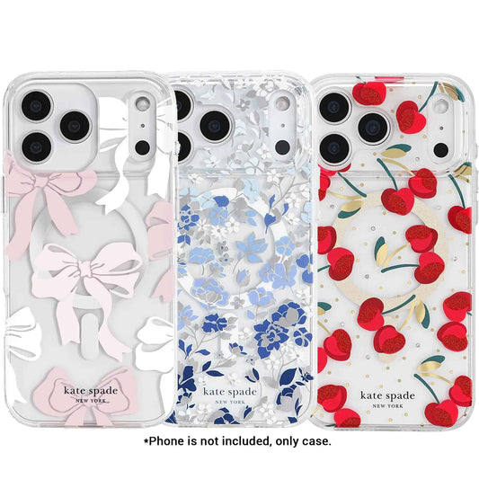 Kate Spade Protective Magsafe Case for iPhone 17 Pro Max / 17 Pro - 12ft Military Grade Drop Protection