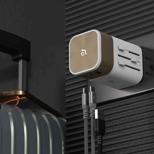 ADAM Element OMNIA T45 45W Universal Travel Adapter with Storage Pouch