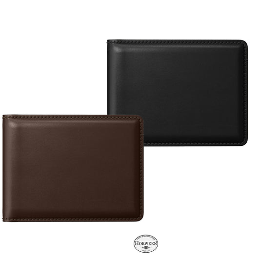 Nomad Bifold Wallet Horween Leather - Holds 15 cards comfortably