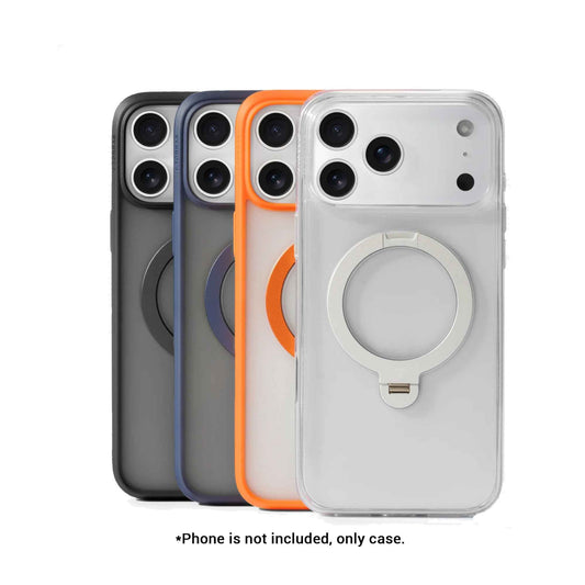 TORRAS Ostand Q3 Spin Series Case for iPhone 17 Series - Magnetic Case with Foldable Stand