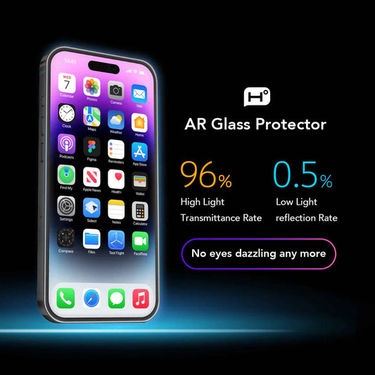 Hoda Anti-Reflection Tempered Glass Screen Protector for iPhone 17 Series - with Dust-Free Helper Lite