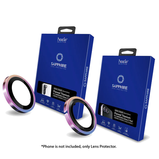 Hoda Sapphire Lens Protector for Samsung Z Flip 5 / Z Fold 5 - Flamed Titanium