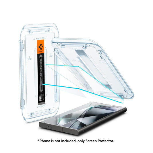 [2 PACK] Spigen Glas.tR EZ Fit Screen Protector for Samsung Galaxy S24 Series