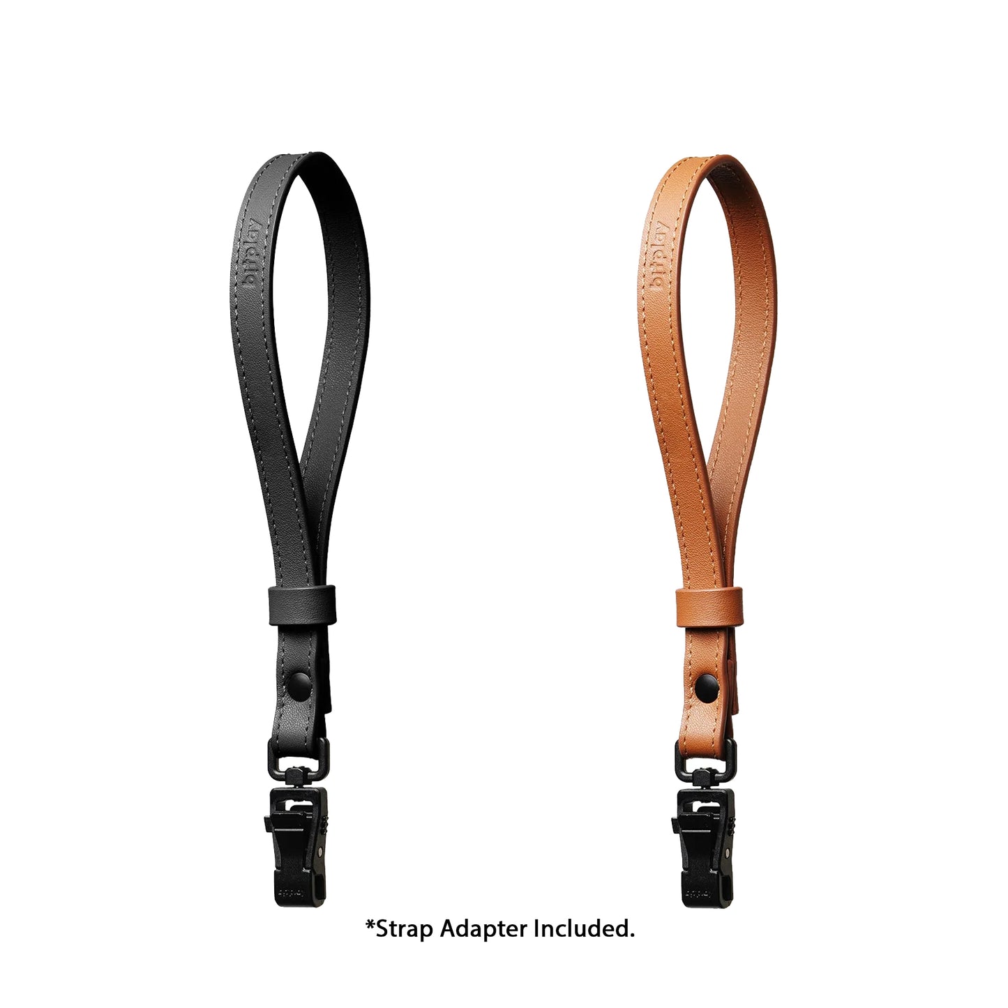 Bitplay Genuine Leather Wrist Strap 12mm Lanyard - Strap Adapter Included