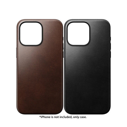 Nomad Modern Horween Leather Case for iPhone 15 / 14 Series - Magsafe Compatible