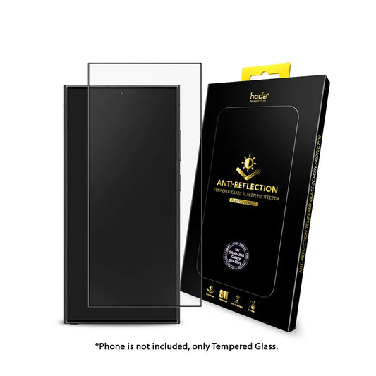 HODA Anti-Reflection Full Coverage Tempered Glass for Samsung Galaxy S24 Ultra Screen Protector