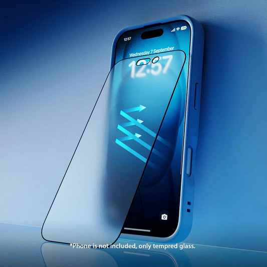 Rhinoshield 3D Impact Screen Protector PRO for iPhone 17 Pro Max / 17 Pro / 17 / 16 Pro Max / 16 Pro - Transparent & Anti Blue Light