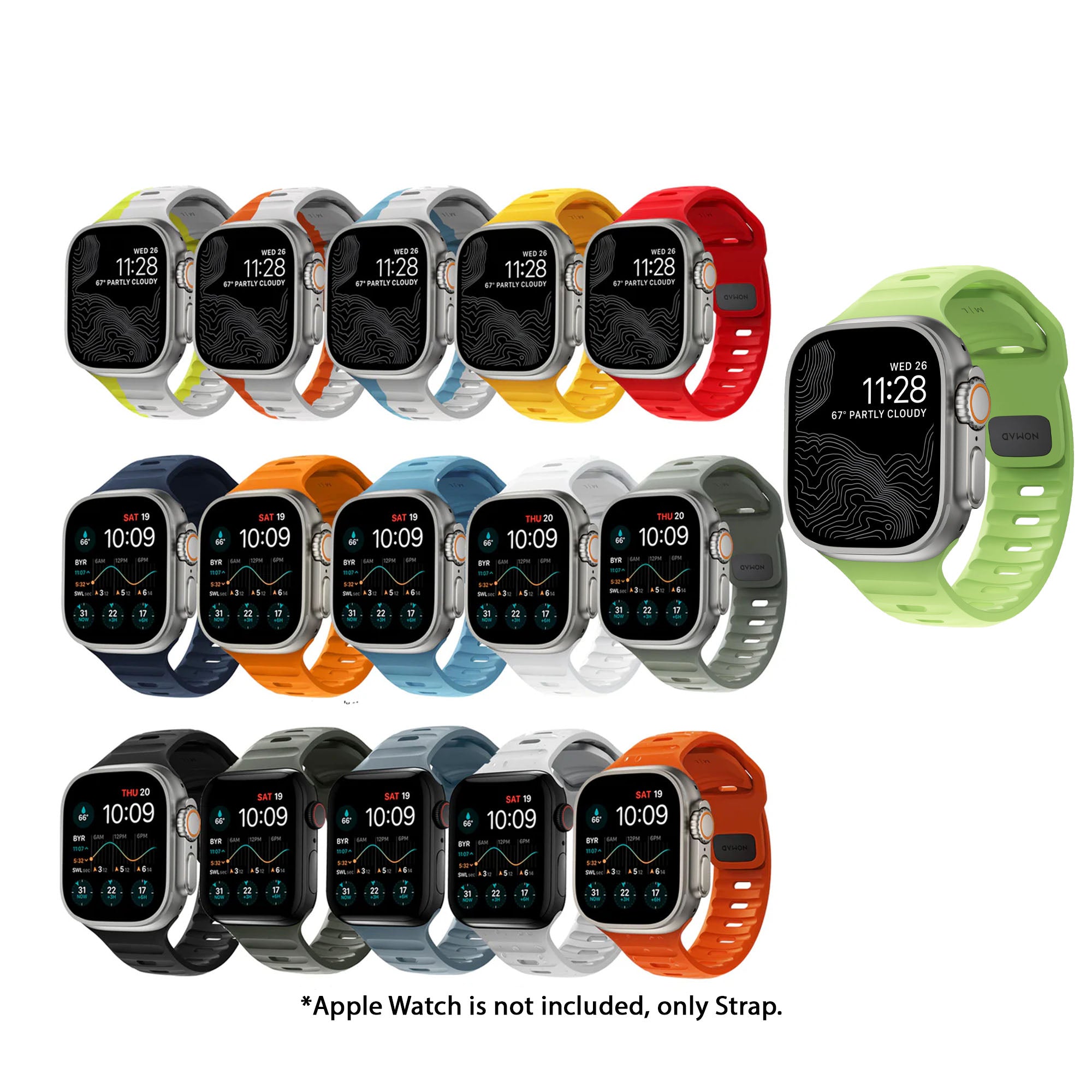 Nomad Sport Band for Apple Watch Ultra 49mm / 45mm / 44mm / 42mm / 41m ...