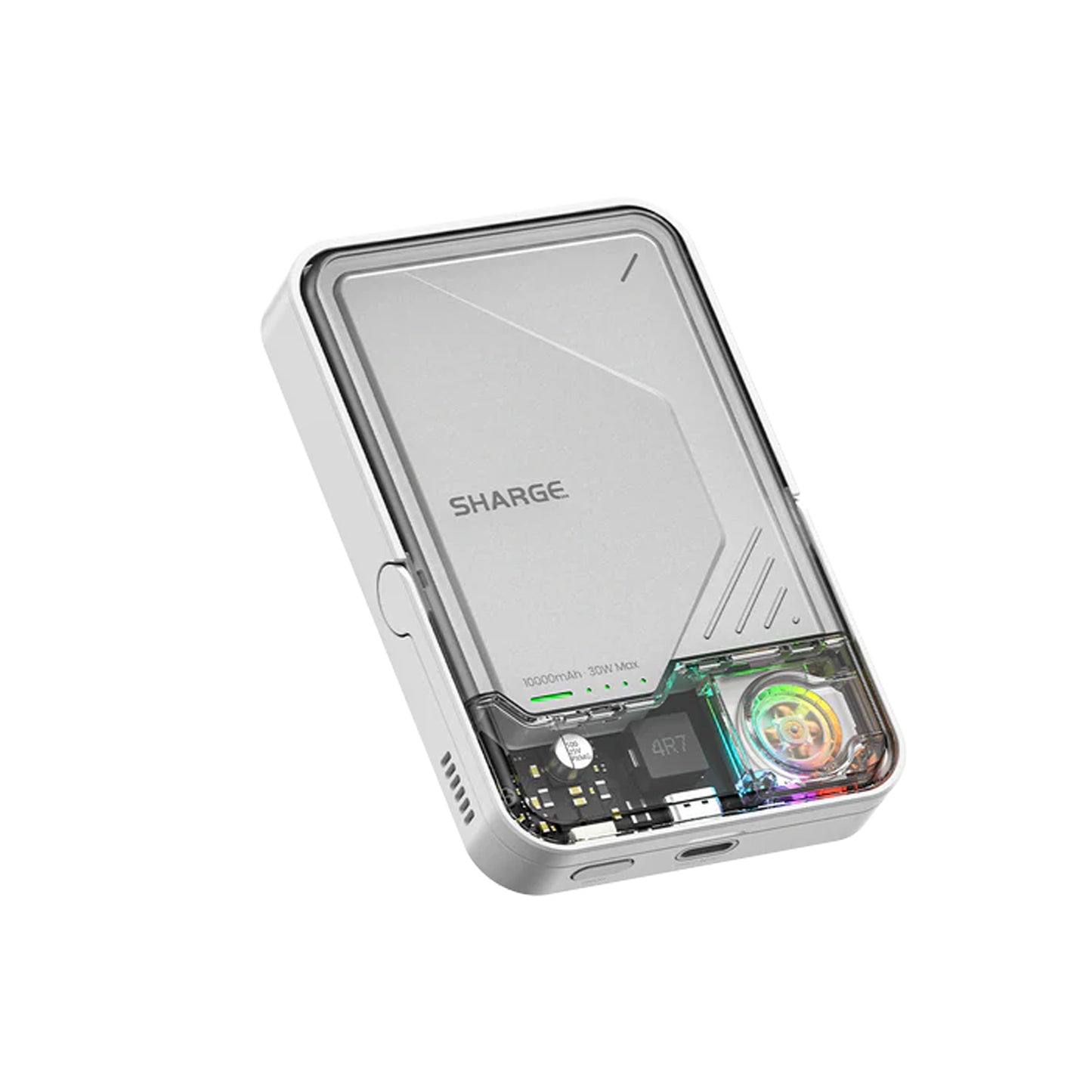 SHARGE ICEMAG 2 Active Cooling with Stand - 10,000mAh Powerbank Magsafe and Qi2 Compatible - Forexengineer -Malaysia- 6973154658691