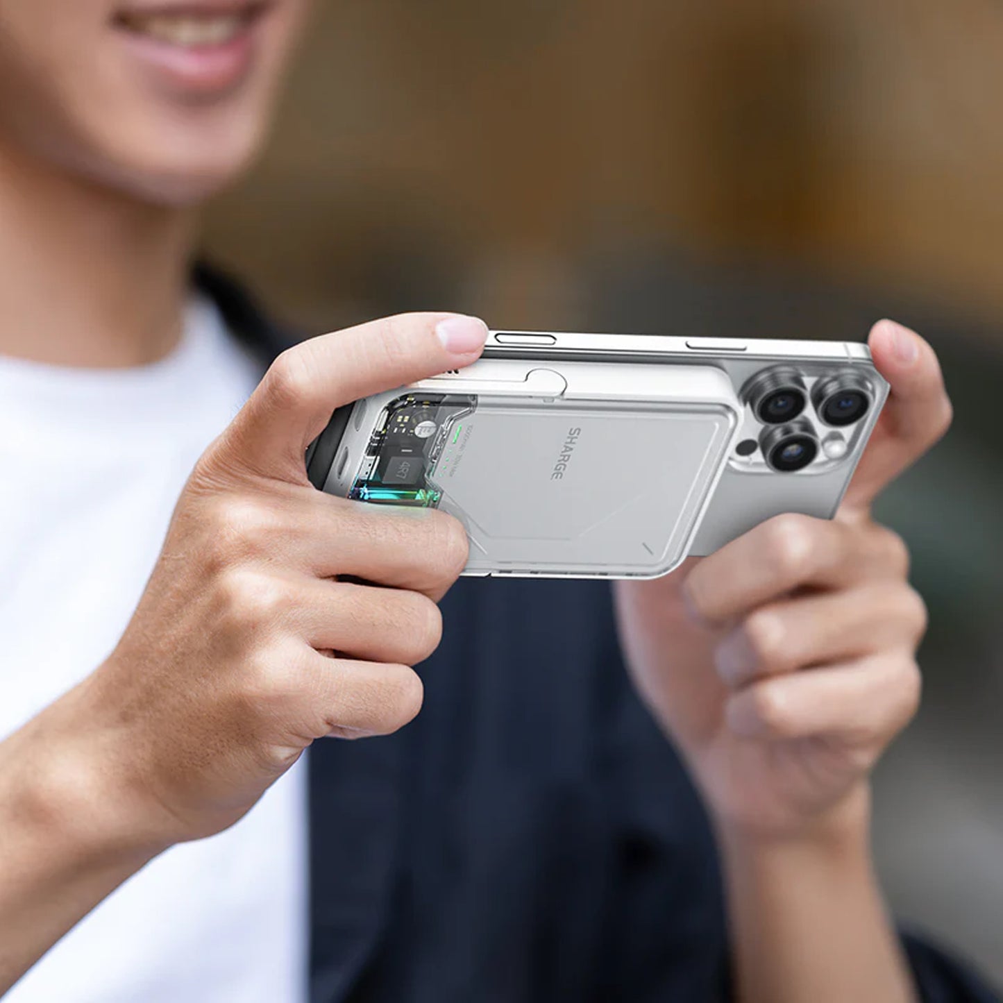 SHARGE ICEMAG 2 Active Cooling with Stand - 10,000mAh Powerbank Magsafe and Qi2 Compatible - Forexengineer -Malaysia- 6973154658691
