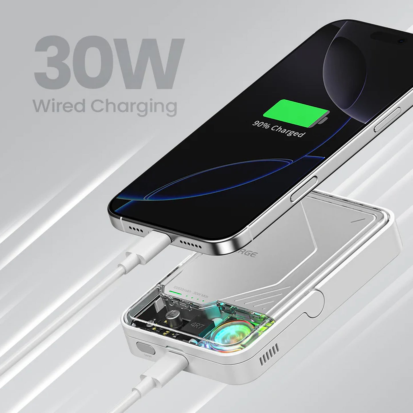 SHARGE ICEMAG 2 Active Cooling with Stand - 10,000mAh Powerbank Magsafe and Qi2 Compatible - Forexengineer -Malaysia- 6973154658691