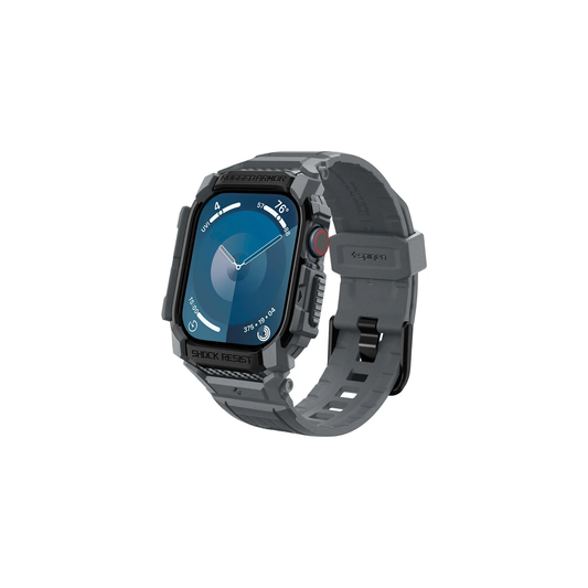 SPIGEN Rugged Armor Pro for Apple Watch Series 10 ( 46mm ) - Adjustable Band + Protective Case - Forexengineer -Malaysia