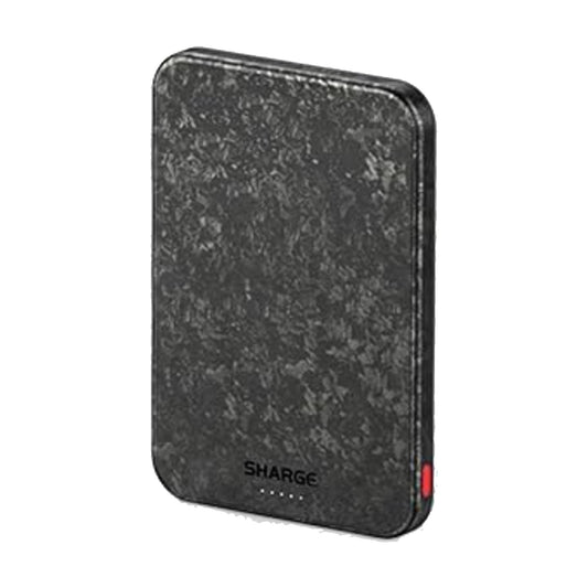 Sharge CarbonMag 5K - Slim Magsafe and Qi Wireless Compatible Carbon Fiber Power Bank PD20W 5000mAh - Forged Carbon - Forexengineer -Malaysia