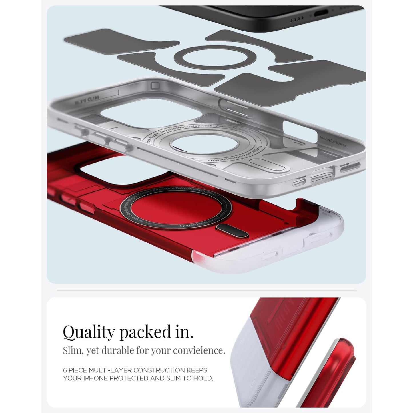 Spigen Classic C1 MagFit for iPhone 16 Series - MagSafe Compatible - Forexengineer -Malaysia- 8809971229548-8809971230643-8809971229555-8809971230650-8809971229562-8809971230667-8809971234078-8809971234085