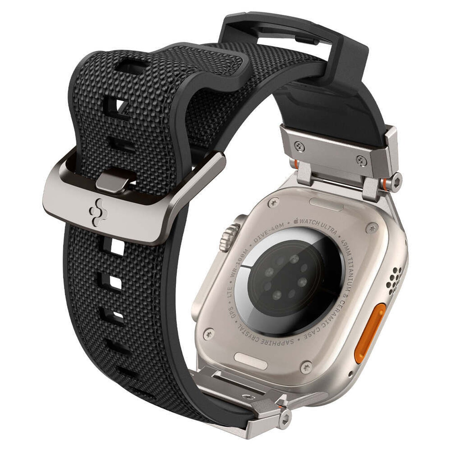 Spigen DuraPro Armor Band for Apple Watch 49mm / 46mm / 45mm / 44mm / 42mm - Black - Forexengineer -Malaysia- 8809896744133