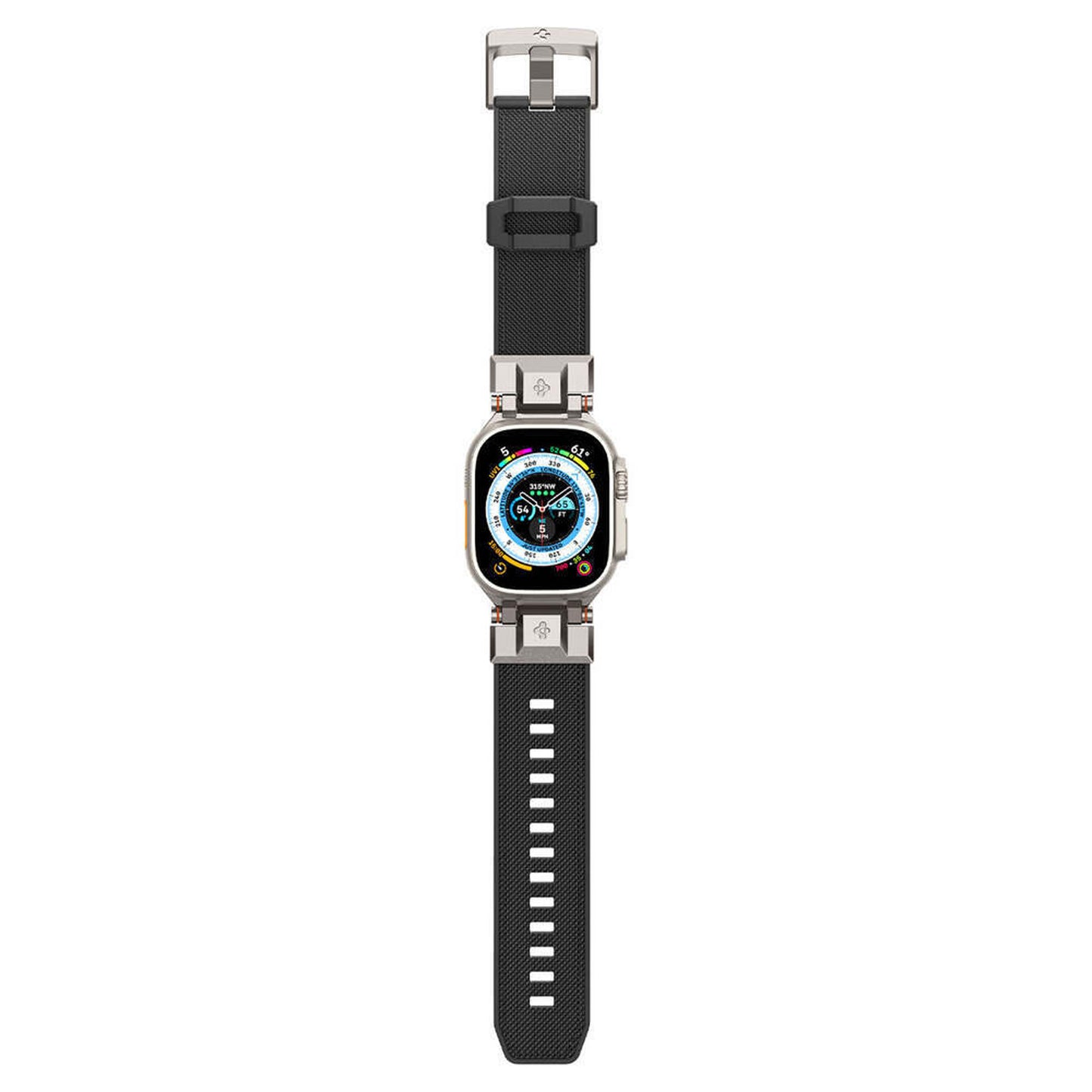 Spigen DuraPro Armor Band for Apple Watch 49mm / 46mm / 45mm / 44mm / 42mm - Black - Forexengineer -Malaysia- 8809896744133