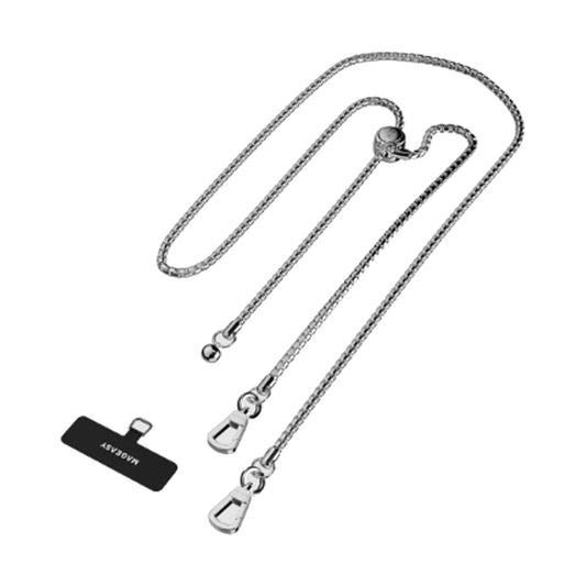 MAGEASY Metal Chain Strap + Strap Card Phone Lanyard