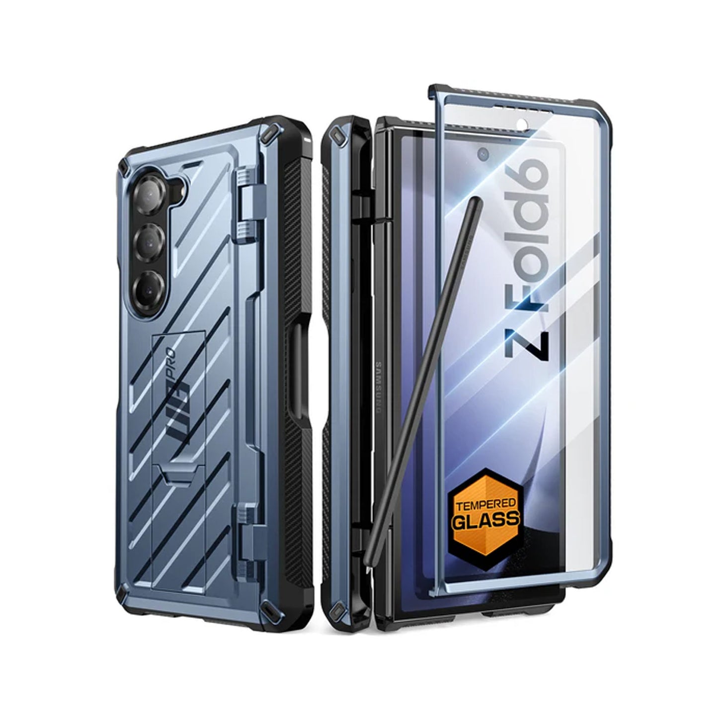 Supcase Unicorn Beetle Pro for Samsung Galaxy Z Fold 6 - With Built-in Glass Screen Protector and S-Pen Holder - Forexengineer -Malaysia- 843439147614-843439147621-843439147638-843439147645-843439147652