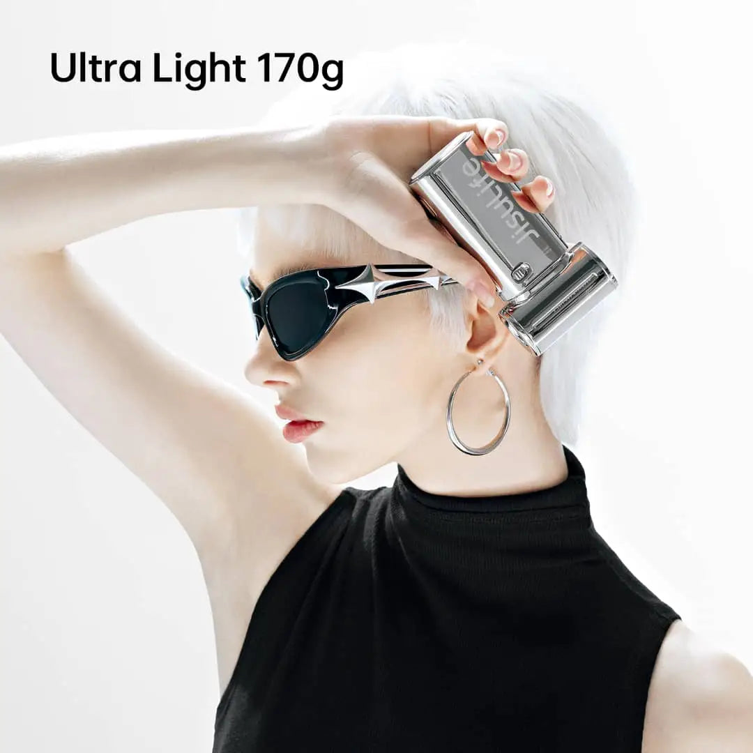 JisuLife CHROME Life9 Handheld Hand Fan Limited Edition 5000 mAh 5 Speeds Control 40000 RPM - Hand Fan