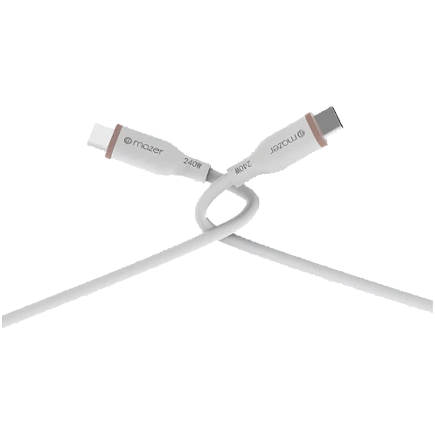 Mazer InfiniteLink3 Flex USB-C to USB-C Fast Charge Cable 240W 2.0M Tangle Resistant - Forexengineer -Malaysia