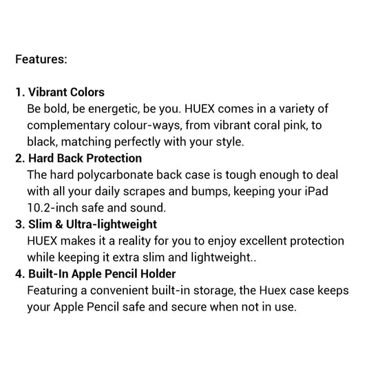 Laut Huex Folio for iPad 10.2" ( 2020 - 2019 ) - Black (Barcode: 4895206920445 )