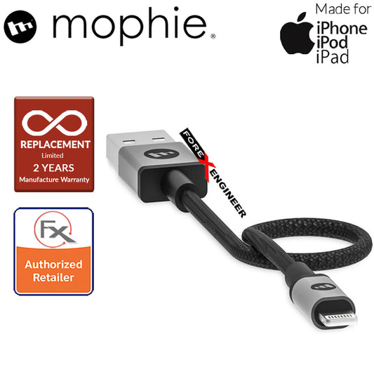 Mophie USB-A to Lightning Cable 9cm ( Black ) ( Barcode : 848467093759 )