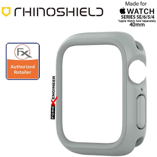Rhinoshield CrashGuard NX- Apple Watch 40mm (Series 4-5-6-SE) | Platinum Grey ( Barcode : 4710227238792 )