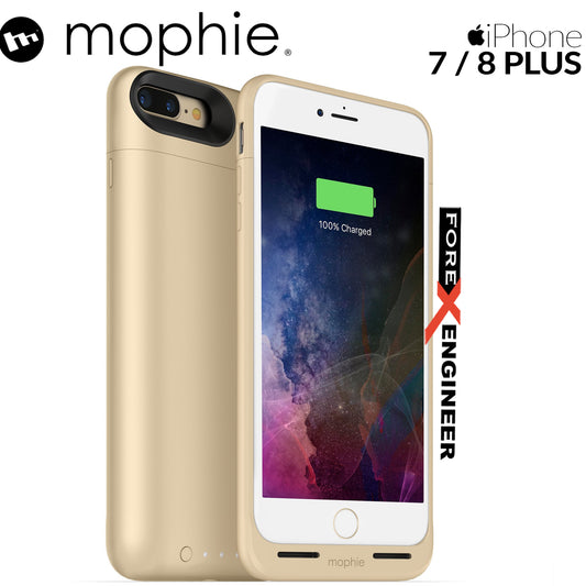 Mophie Juice Pack air for iphone 7 - 8 plus - gold color (wireless charge capable)