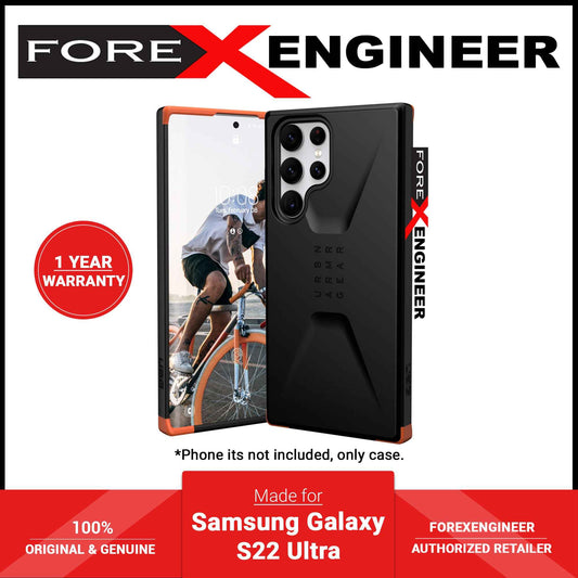 UAG Civilian for Samsung Galaxy S22 Ultra - Black (Barcode: 810070368883 )