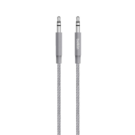 Belkin MIXIT Metallic AUX Cable ( 1.2m ) Audio Cable - Gray (Barcode: 745883682164 ) - Forexengineer-malaysia
