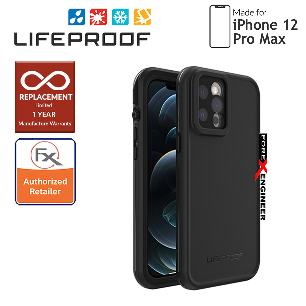 Lifeproof FRE Waterproof Case for iPhone 12 Pro Max 5G 6.7" - Black (Barcode: 840104216262)