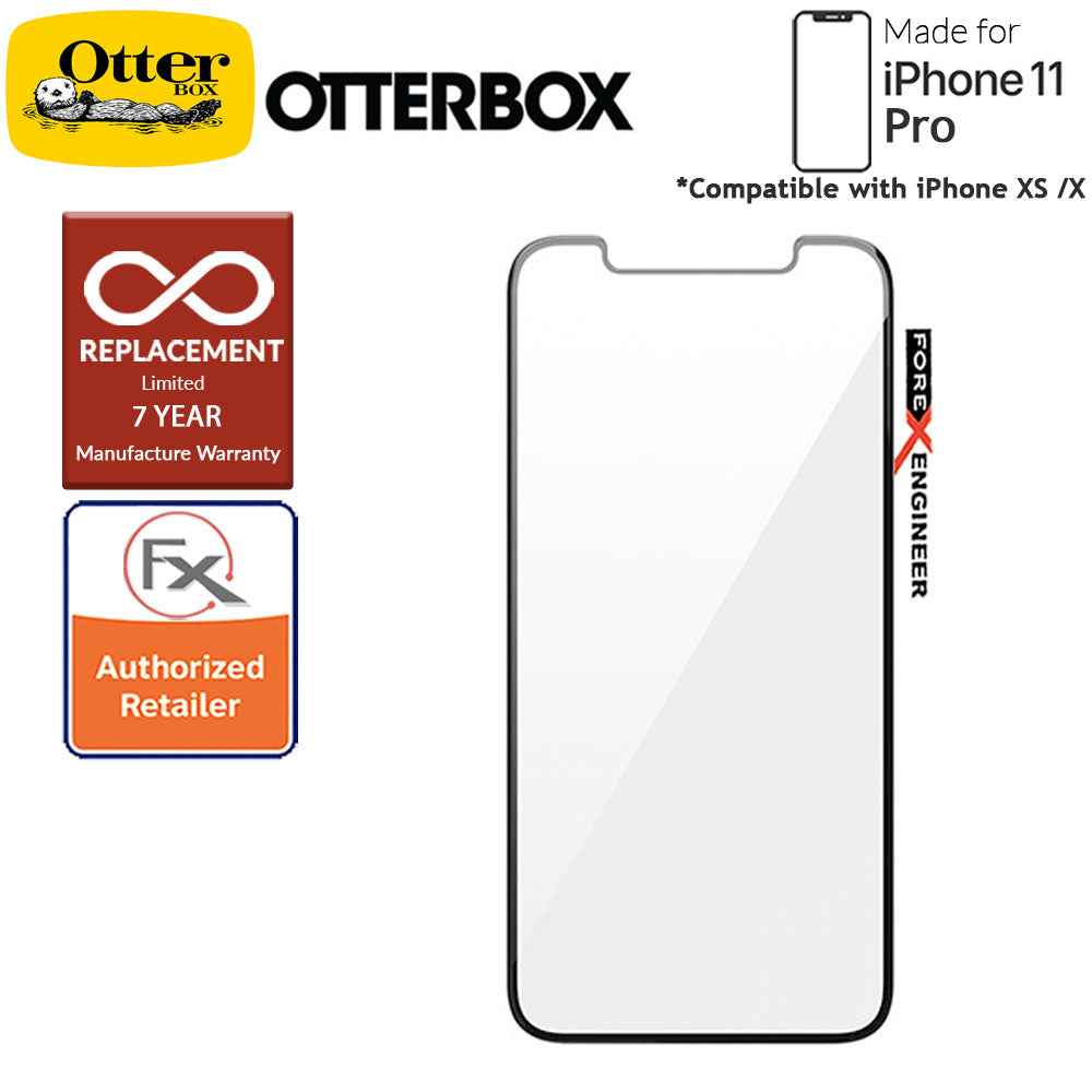 Otterbox Glass Amplify Edge 2 Edge for iPhone 11 Pro - iPhone X - iPhone XS - 2.5D Screen Protector - 7 Years Warranty
