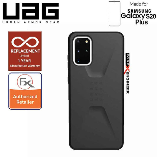 UAG Civilian for Samsung Galaxy S20+ - S20 Plus 6.7" - Black Color