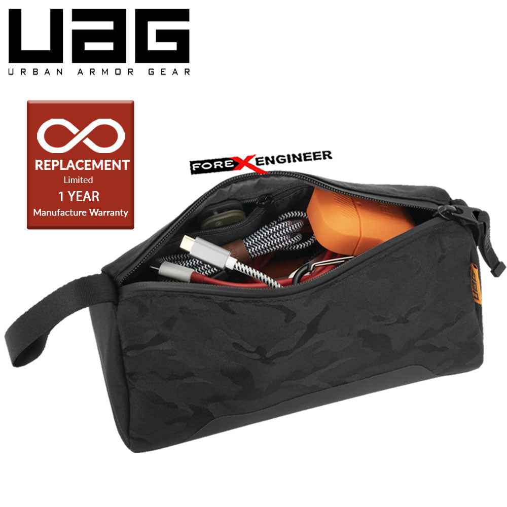UAG Dopp Kit - Water-resistant interior & exterior - Black Midnight Camo Color ( Barcode : 812451033502 )