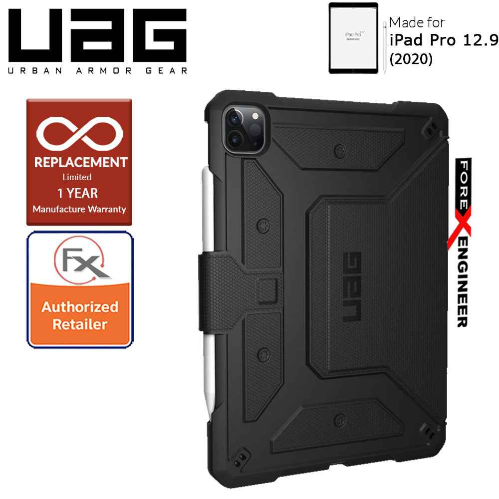 UAG Metropolis for iPad Pro 12.9 4th Gen 2020 - Black Color ( Barcode: 812451034738 )