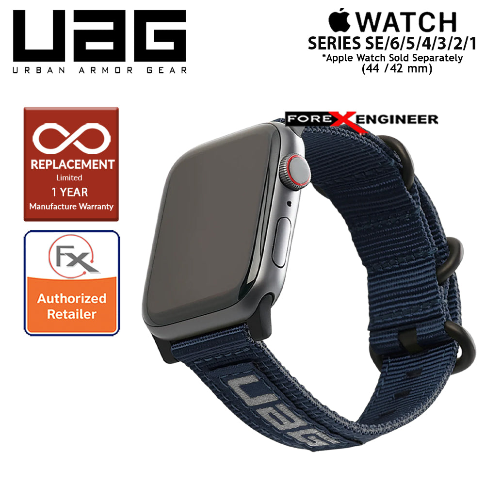 UAG Nato Strap for Apple Watch Series 7 - SE - 6 - 5 - 4 - 3 - 2 - 1 ( 45mm - 42mm - 44mm ) - Mallard (Barcode: 812451038187 )