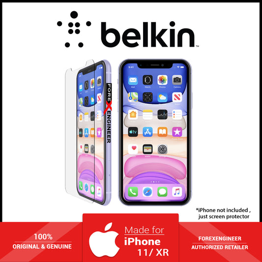 Belkin EZ Tray InvisiGlass Ultra Glass for iPhone 11 - XR - 0.29mm - Clear ( Barcode : 745883769353 )
