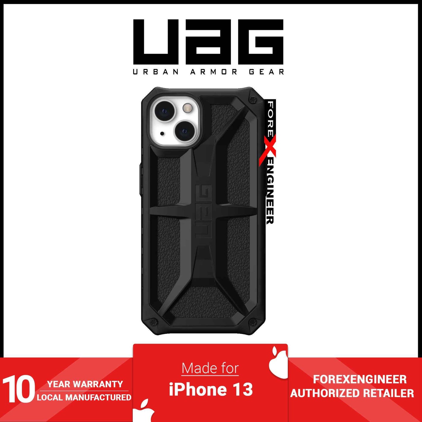 UAG Monarch for iPhone 13 5G 6.1" - Black (Barcode: 810070364236 )