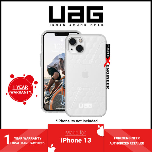 UAG Civilian for iPhone 13 6.1" 5G - Frosted Ice (Barcode: 810070364441 )