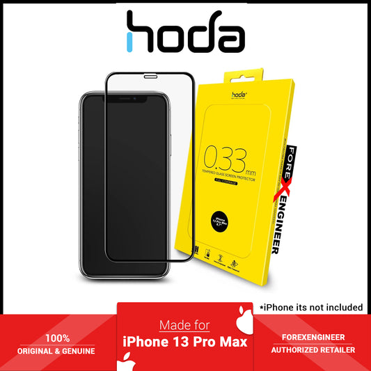 Hoda Tempered Glass for iPhone 13 Pro Max 6.7" 5G ( 2.5D 0.33mm Full Coverage ) - Clear (Barcode: 4711103541661 )